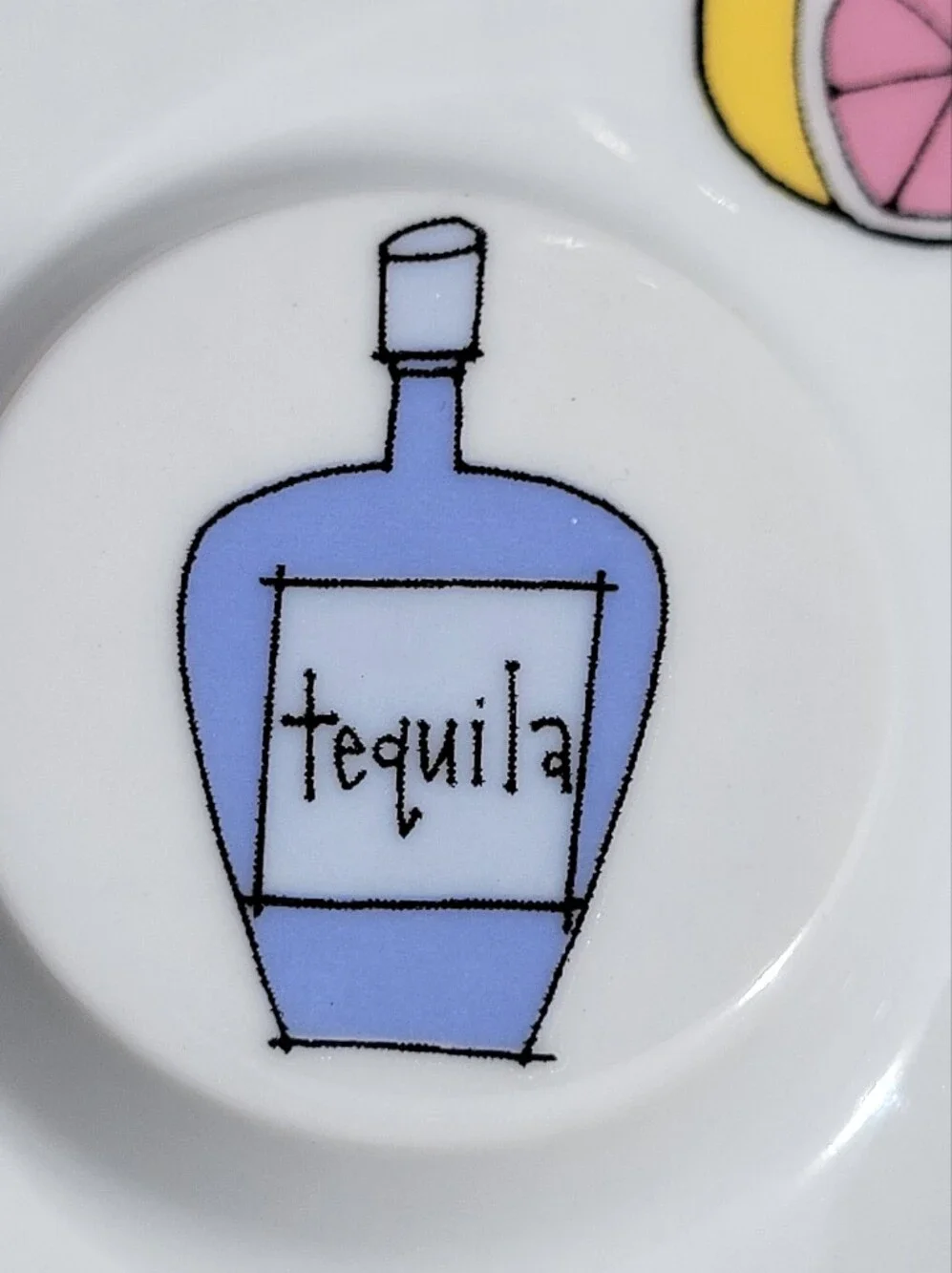 Urusla Dodge Tequila Salt Rim Dish Signature Housewares Bar Cart Margarita!
